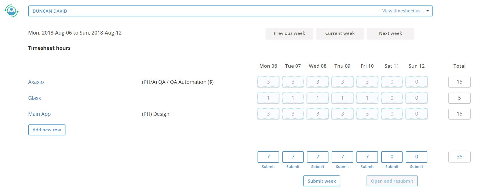 Submitting hours on projects | elapseit Help Center