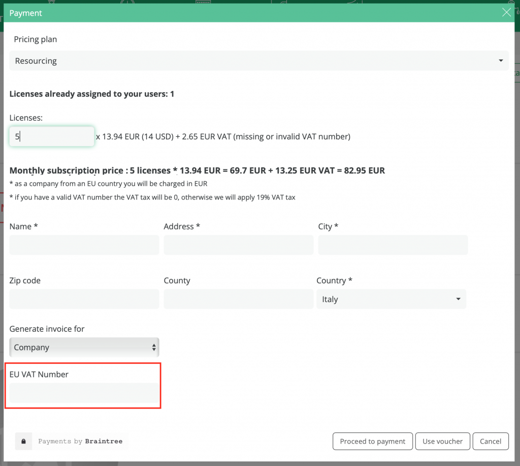 Billing | elapseit Help Center